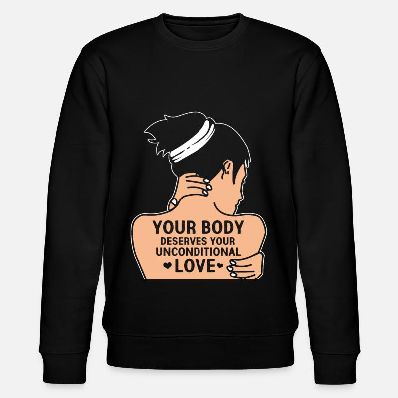 Depression Deppressiv Psyche Therapie Bipolar - Stanley/Stella Unisex Bio-Sweatshirt CHANGER  - Schwarz