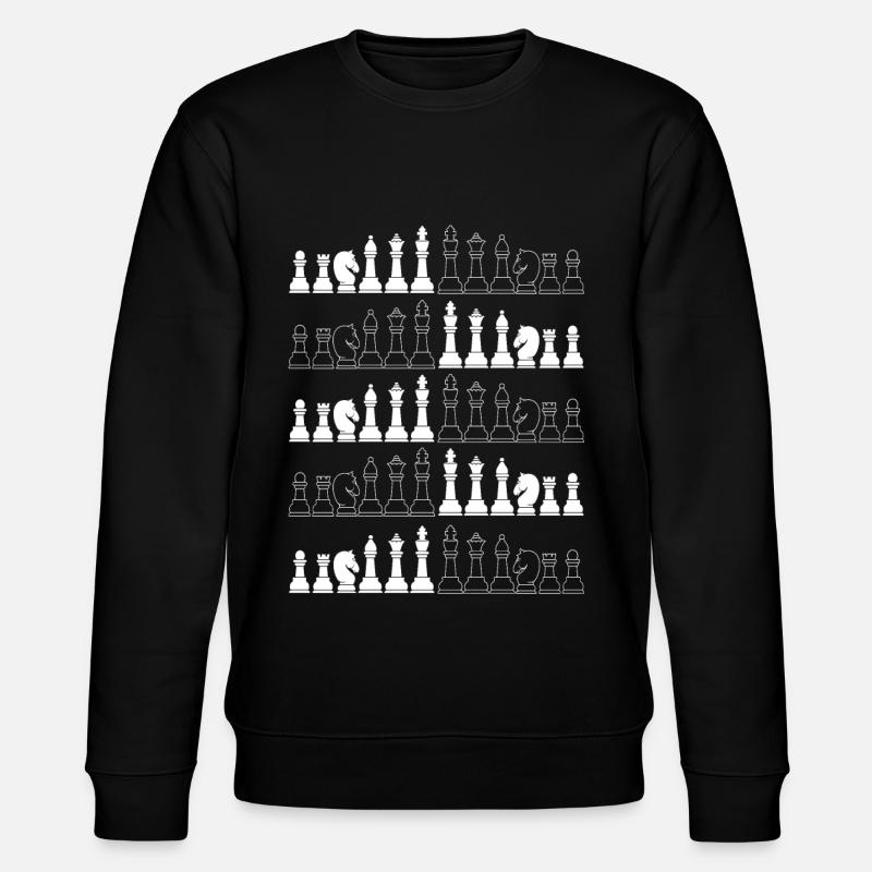 Schach - Stanley/Stella Unisex Bio-Sweatshirt CHANGER  - Schwarz