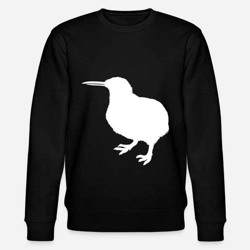 kiwi-vogel Kiwi Vogel - Stanley/Stella Unisex Bio-Sweatshirt CHANGER  - Schwarz