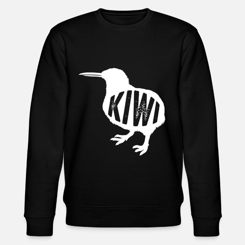 kiwi-vogel Kiwi Vogel - Stanley/Stella Unisex Bio-Sweatshirt CHANGER  - Schwarz