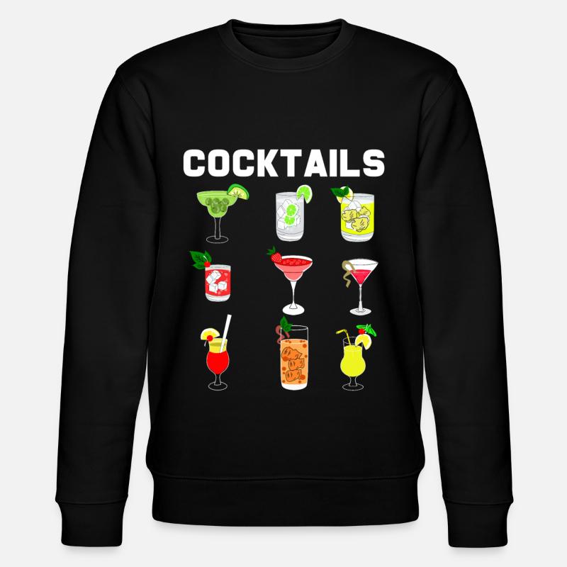 Cocktail - Stanley/Stella Unisex Bio-Sweatshirt CHANGER  - Schwarz