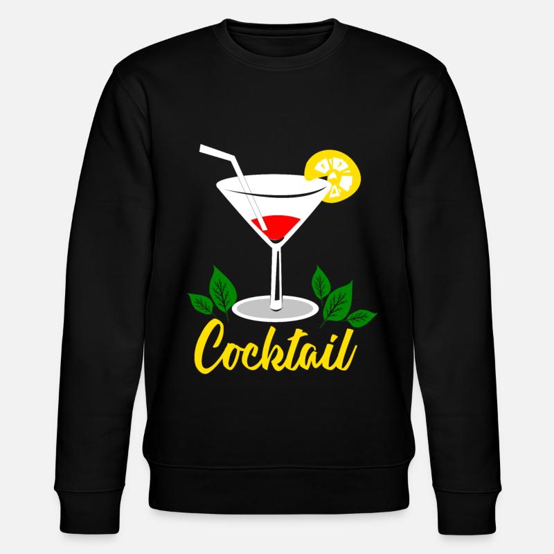 Cocktail - Sweat bio CHANGER Stanley/Stella Unisexe - noir