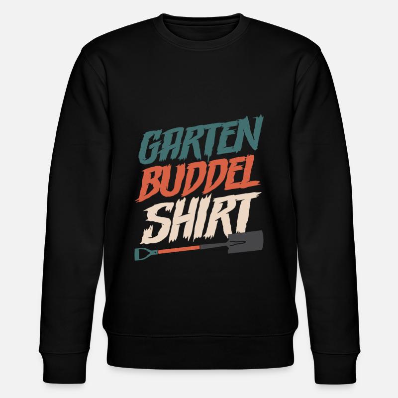 Gärtner Garten Buddel - Stanley/Stella Unisex Bio-Sweatshirt CHANGER  - Schwarz