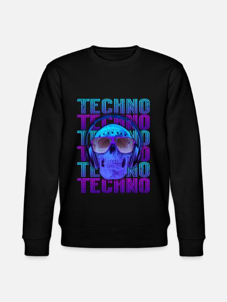 Techno Musik - Stanley/Stella Unisex Bio-Sweatshirt CHANGER - Schwarz