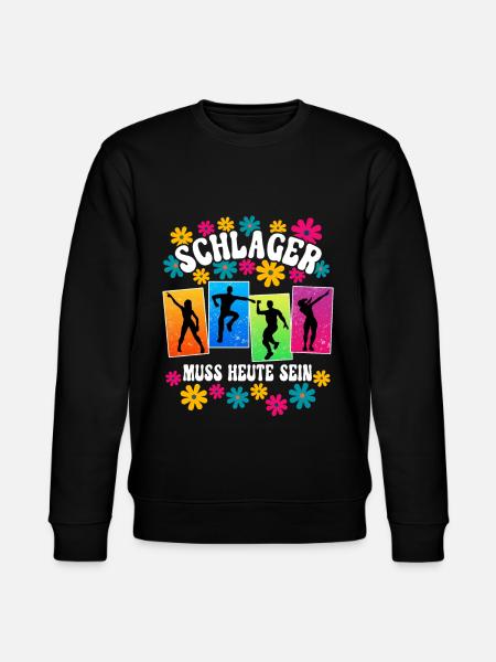 Schlagerparty Schlager - Stanley/Stella Unisex Bio-Sweatshirt CHANGER - Schwarz
