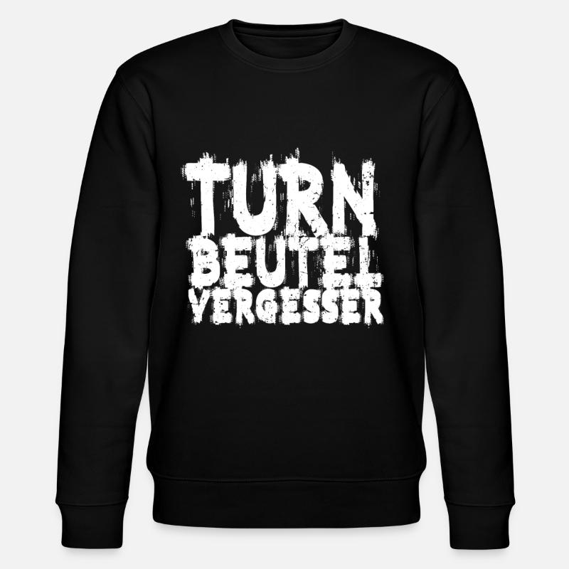 Techno Musik Turnbeutelvergesser - Stanley/Stella Unisex Bio-Sweatshirt CHANGER  - Schwarz