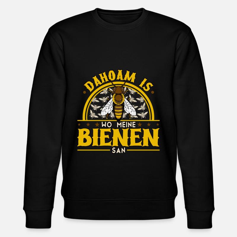 Bienenzüchter Imker - Stanley/Stella Unisex Bio-Sweatshirt CHANGER  - Schwarz