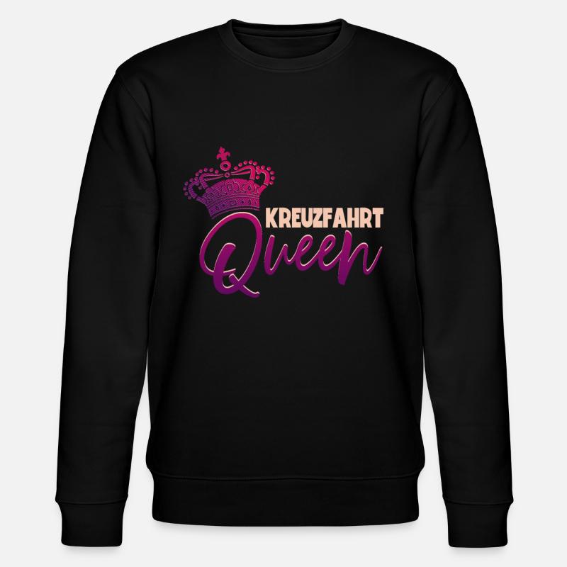 Mädchen Frauen Kreuzfahrt - Stanley/Stella Unisex Bio-Sweatshirt CHANGER  - Schwarz
