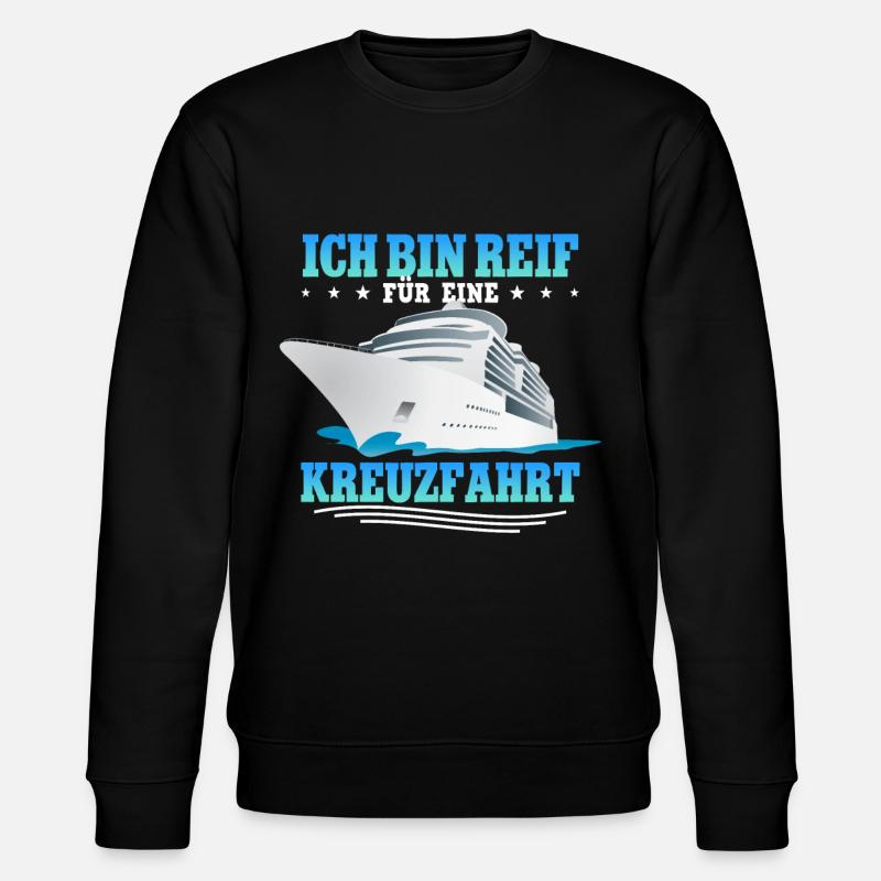 Kreuzfahrt - Stanley/Stella Unisex Bio-Sweatshirt CHANGER  - Schwarz