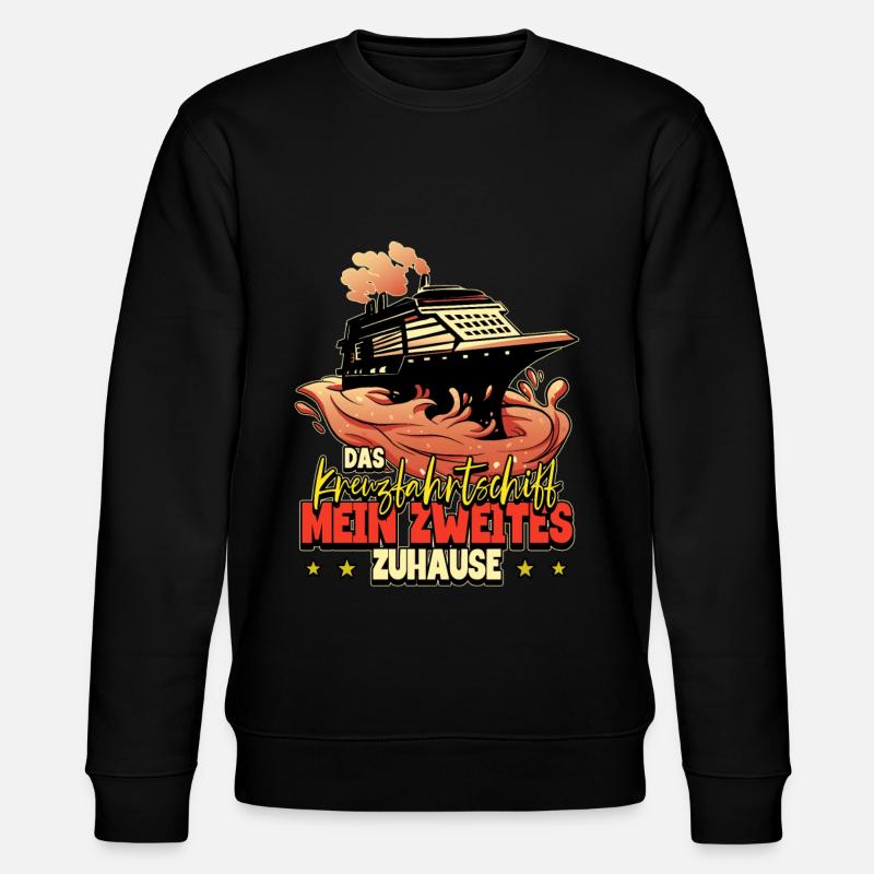 Kreuzfahrt - Stanley/Stella Unisex Bio-Sweatshirt CHANGER  - Schwarz