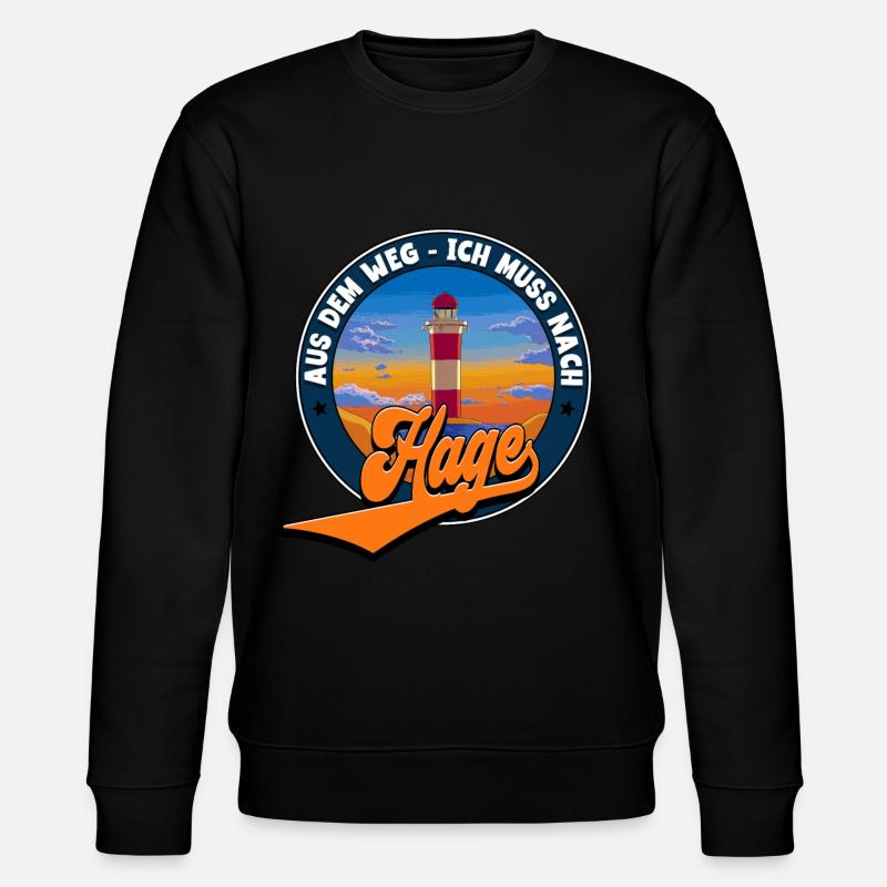 Hage - Stanley/Stella Unisex Bio-Sweatshirt CHANGER  - Schwarz