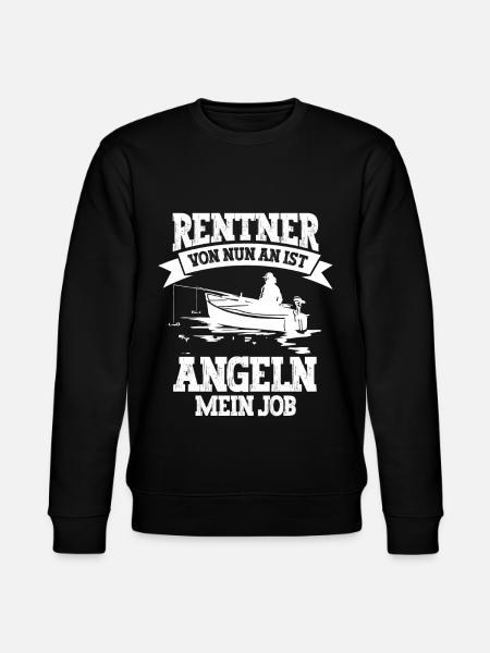 Angeln Angler Rentner - Stanley/Stella Unisex Bio-Sweatshirt CHANGER  - Schwarz