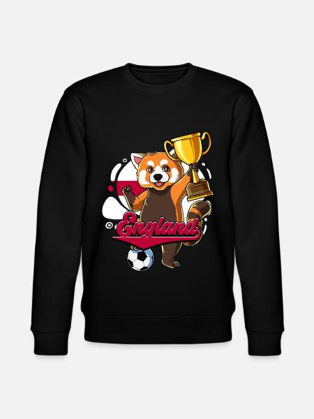 England Fußball - Stanley/Stella Unisex Bio-Sweatshirt CHANGER  - Schwarz