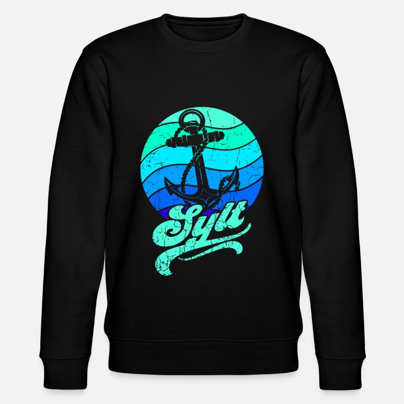 Sylt - Stanley/Stella Unisex Bio-Sweatshirt CHANGER  - Schwarz