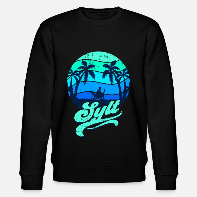 Sylt - Stanley/Stella Unisex Bio-Sweatshirt CHANGER  - Schwarz