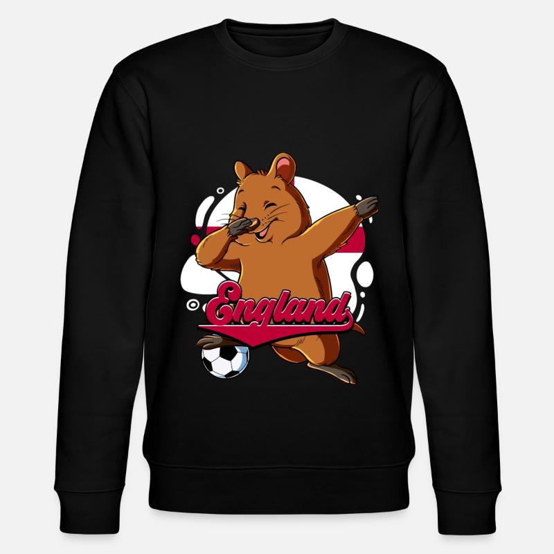 England Fußball - Stanley/Stella Unisex Bio-Sweatshirt CHANGER - Schwarz