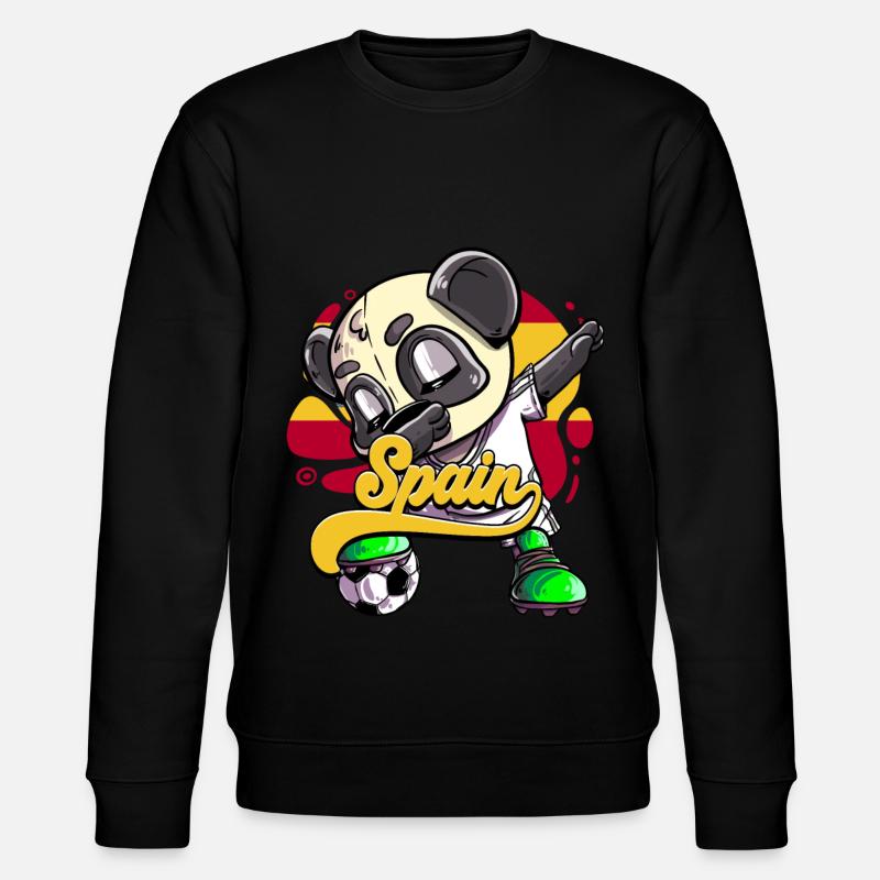 Spanien Fußball - Stanley/Stella Unisex Bio-Sweatshirt CHANGER  - Schwarz
