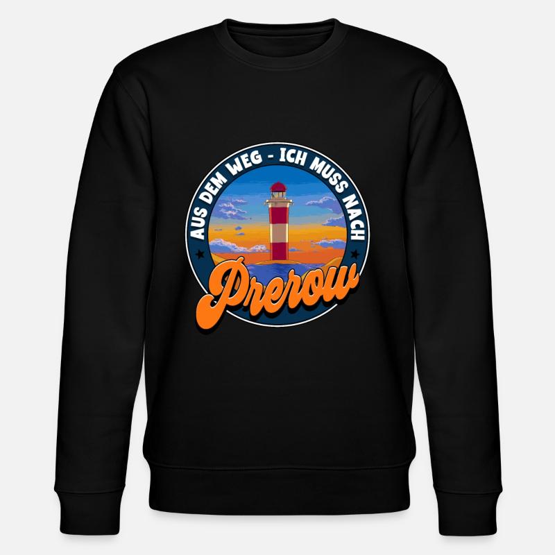 Prerow - Stanley/Stella Unisex Bio-Sweatshirt CHANGER  - Schwarz