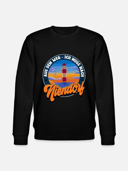 Niendorf - Stanley/Stella Unisex Bio-Sweatshirt CHANGER - Schwarz