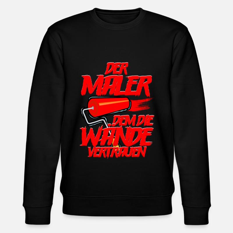 Maler - Stanley/Stella Unisex Bio-Sweatshirt CHANGER  - Schwarz