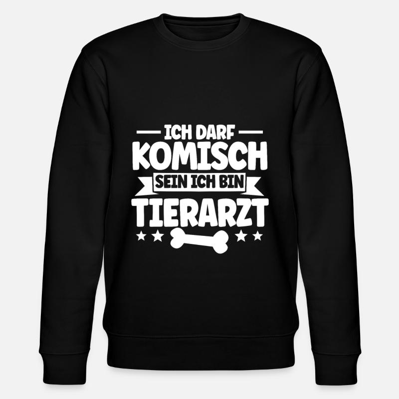 Tierarzt - Stanley/Stella Unisex Bio-Sweatshirt CHANGER  - Schwarz