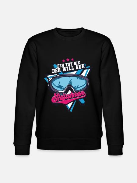 Skifahren Ski - Stanley/Stella Unisex Bio-Sweatshirt CHANGER - Schwarz