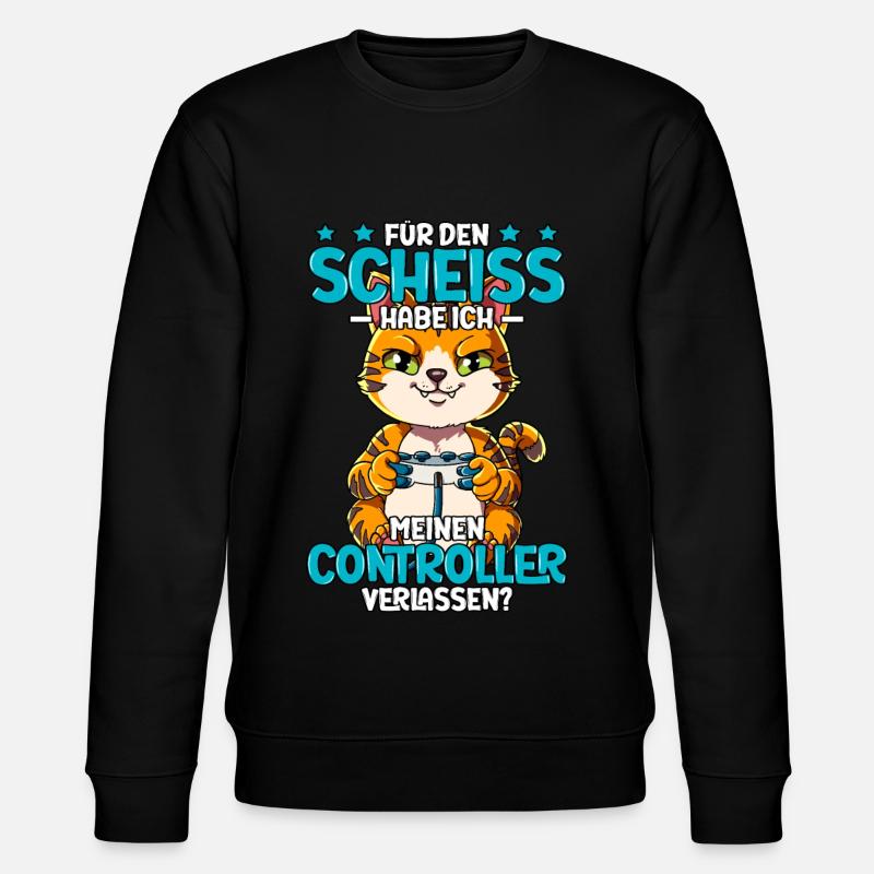 Zocken Gaming - Stanley/Stella Unisex Bio-Sweatshirt CHANGER  - Schwarz