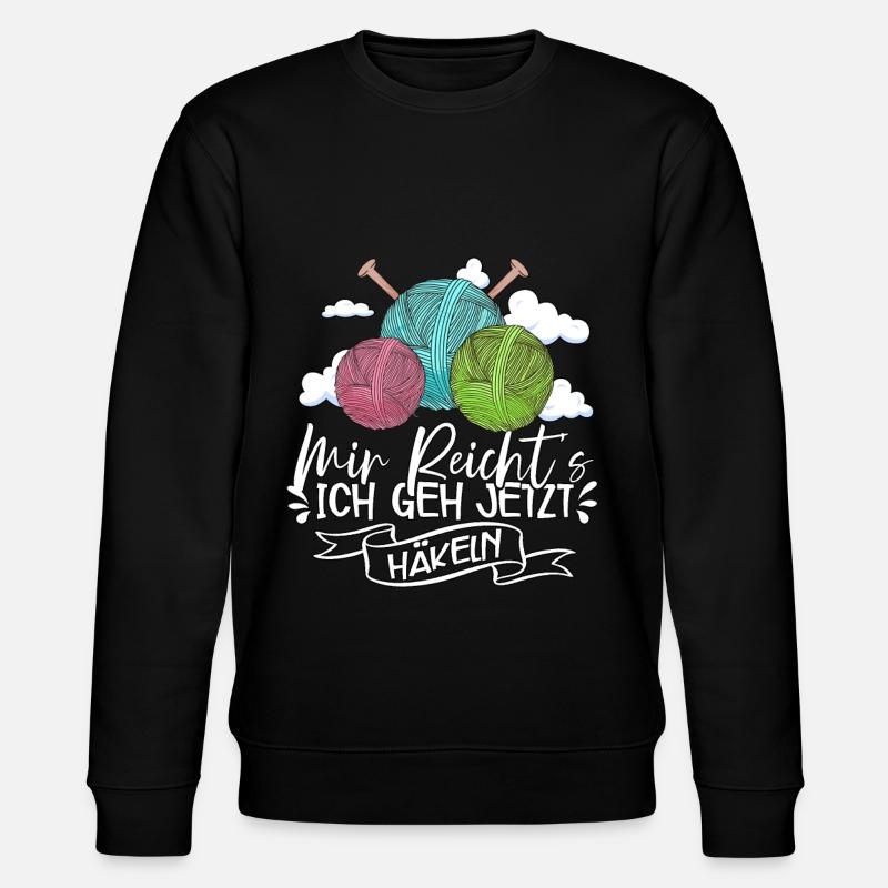 Häkeln - Stanley/Stella Unisex Bio-Sweatshirt CHANGER  - Schwarz