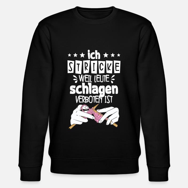 Häkeln - Stanley/Stella Unisex Bio-Sweatshirt CHANGER  - Schwarz