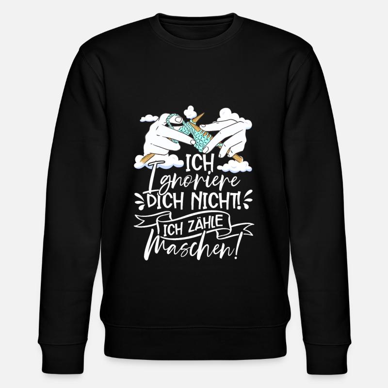 Häkeln - Stanley/Stella Unisex Bio-Sweatshirt CHANGER  - Schwarz