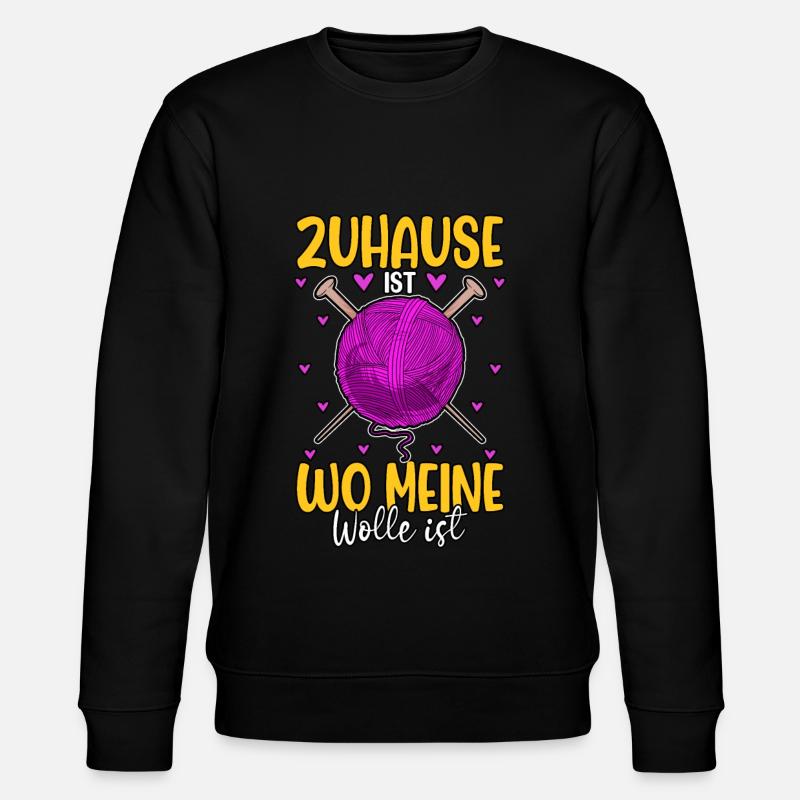 Häkeln - Stanley/Stella Unisex Bio-Sweatshirt CHANGER  - Schwarz
