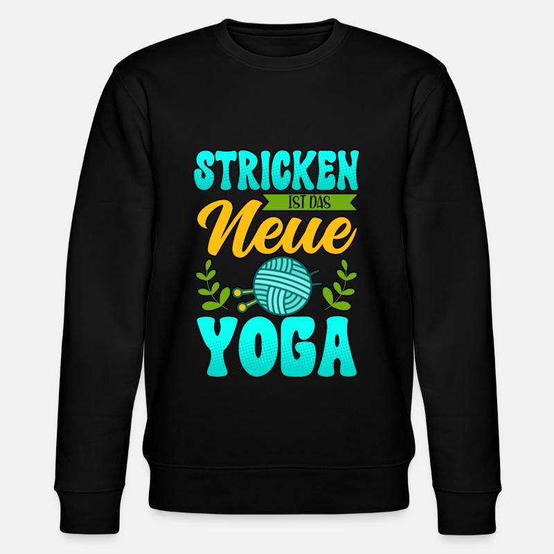 Häkeln - Stanley/Stella Unisex Bio-Sweatshirt CHANGER  - Schwarz