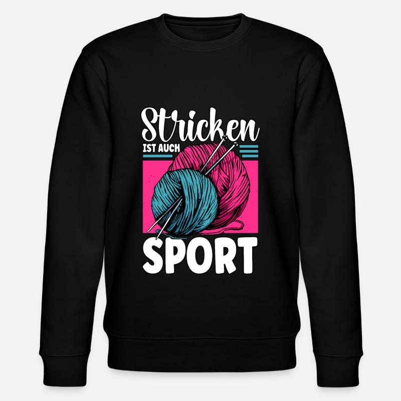 Häkeln - Stanley/Stella Unisex Bio-Sweatshirt CHANGER  - Schwarz