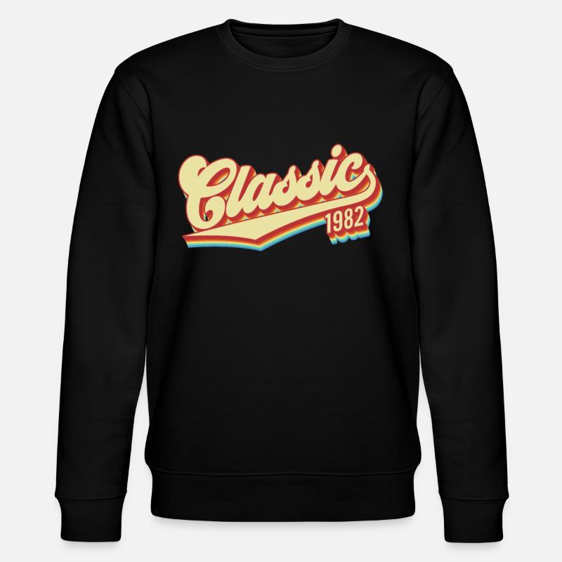 1982 Anniversaire - Sweat bio CHANGER Stanley/Stella Unisexe - noir