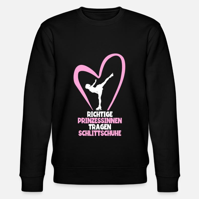 Eislaufen - Stanley/Stella Unisex Bio-Sweatshirt CHANGER  - Schwarz