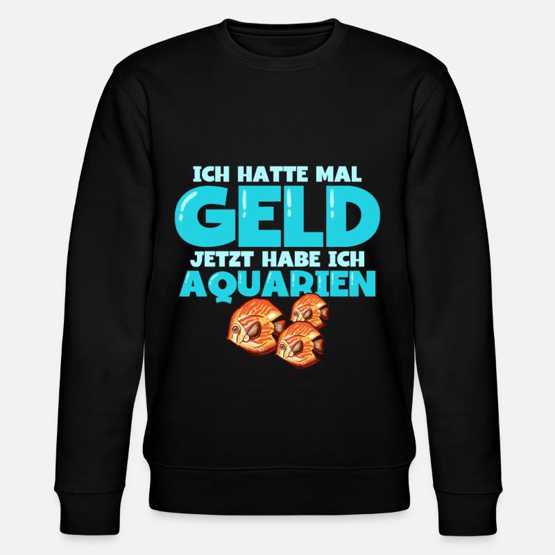 Aquarianer - Stanley/Stella Unisex Bio-Sweatshirt CHANGER  - Schwarz