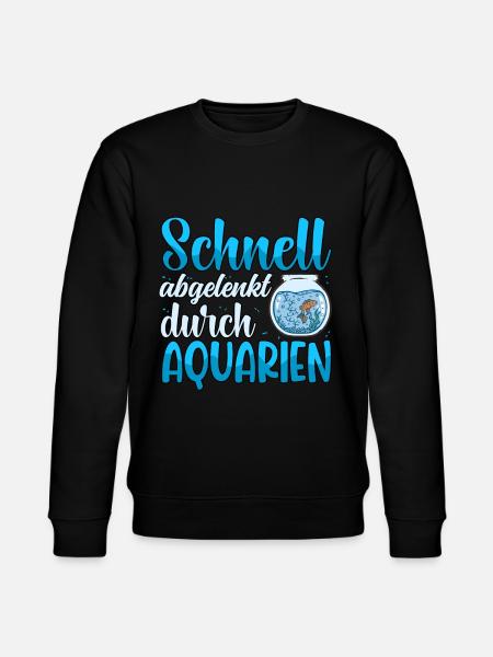 Aquarianer - Stanley/Stella Unisex Bio-Sweatshirt CHANGER  - Schwarz