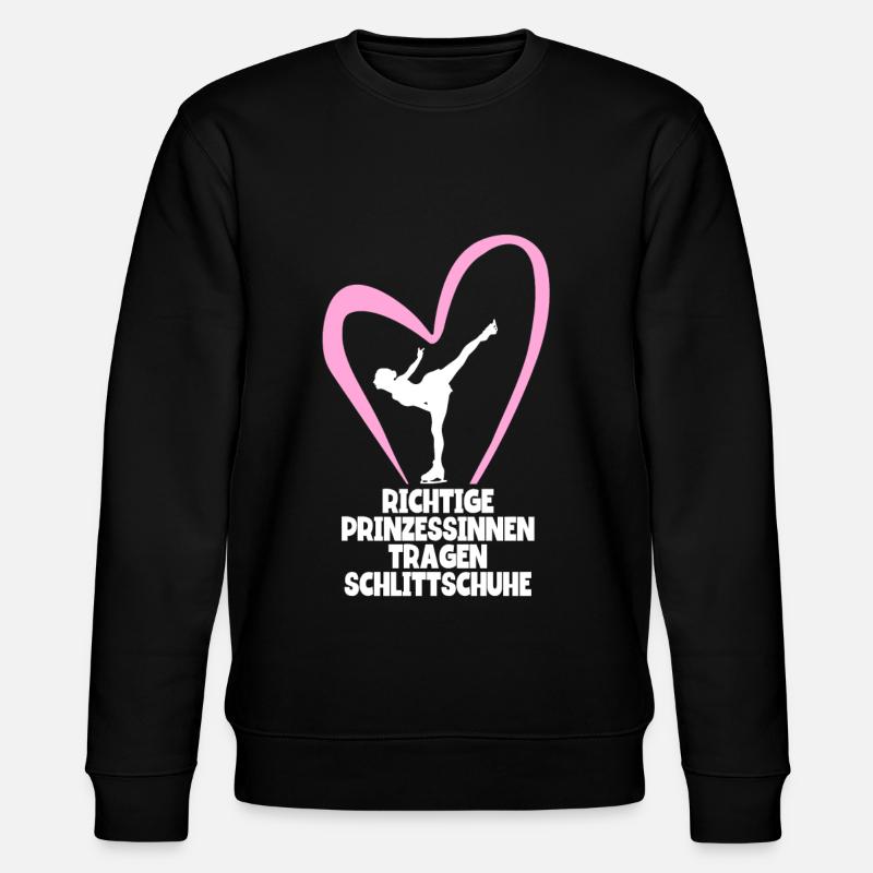 Eislaufen - Stanley/Stella Unisex Bio-Sweatshirt CHANGER  - Schwarz
