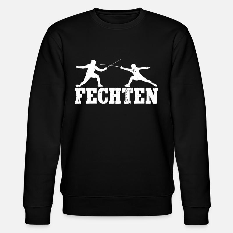 Fechten - Stanley/Stella Unisex Bio-Sweatshirt CHANGER  - Schwarz