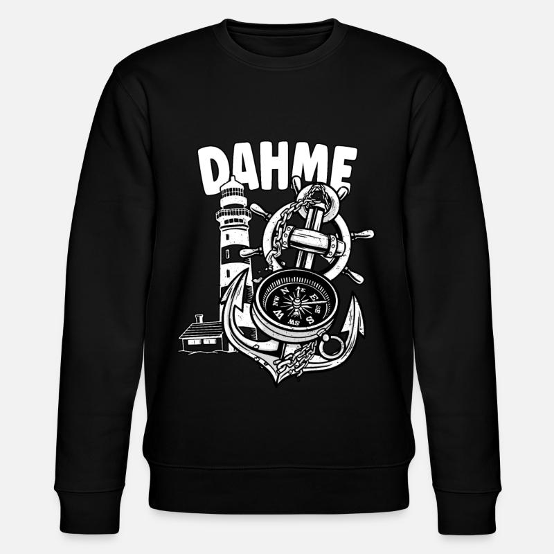 Dahme - Stanley/Stella Unisex Bio-Sweatshirt CHANGER  - Schwarz