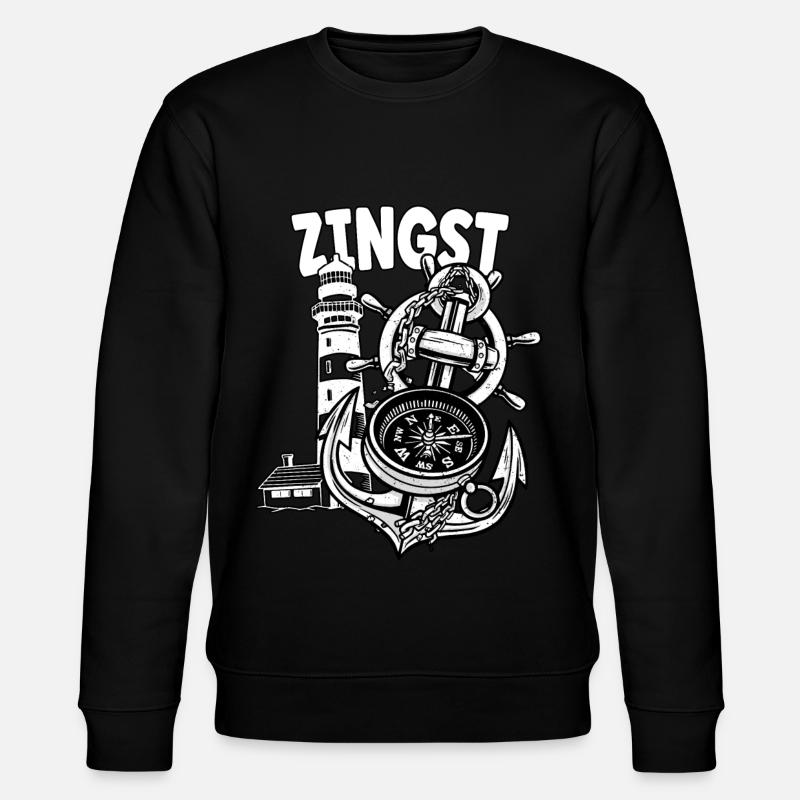 Zingst - Stanley/Stella Unisex Bio-Sweatshirt CHANGER  - Schwarz