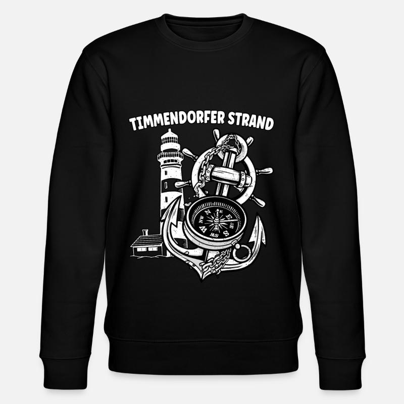 Timmendorfer Strand - Stanley/Stella Unisex Bio-Sweatshirt CHANGER  - Schwarz