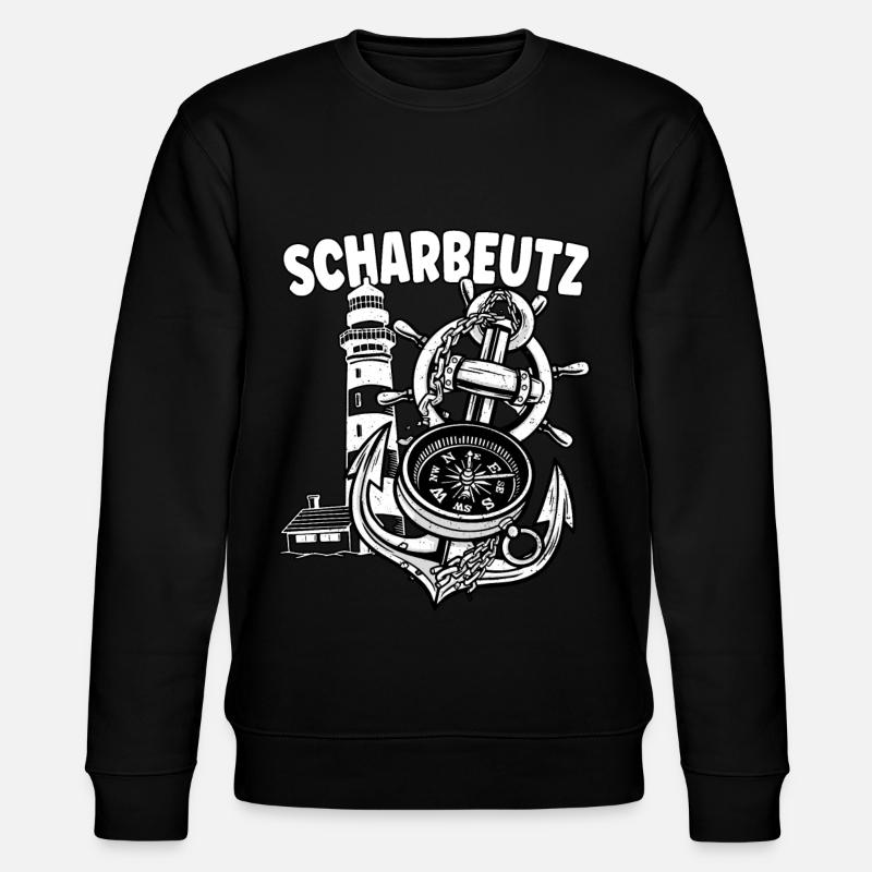 Scharbeutz - Stanley/Stella Unisex Bio-Sweatshirt CHANGER  - Schwarz