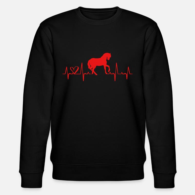 Chevaux - Sweat bio CHANGER Stanley/Stella Unisexe - noir
