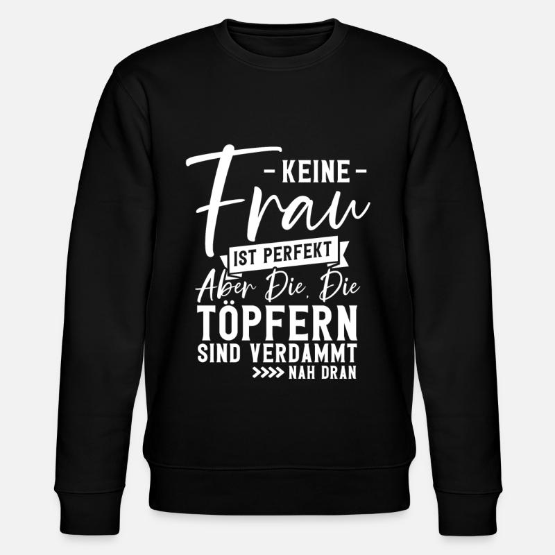 Töpfern - Stanley/Stella Unisex Bio-Sweatshirt CHANGER  - Schwarz