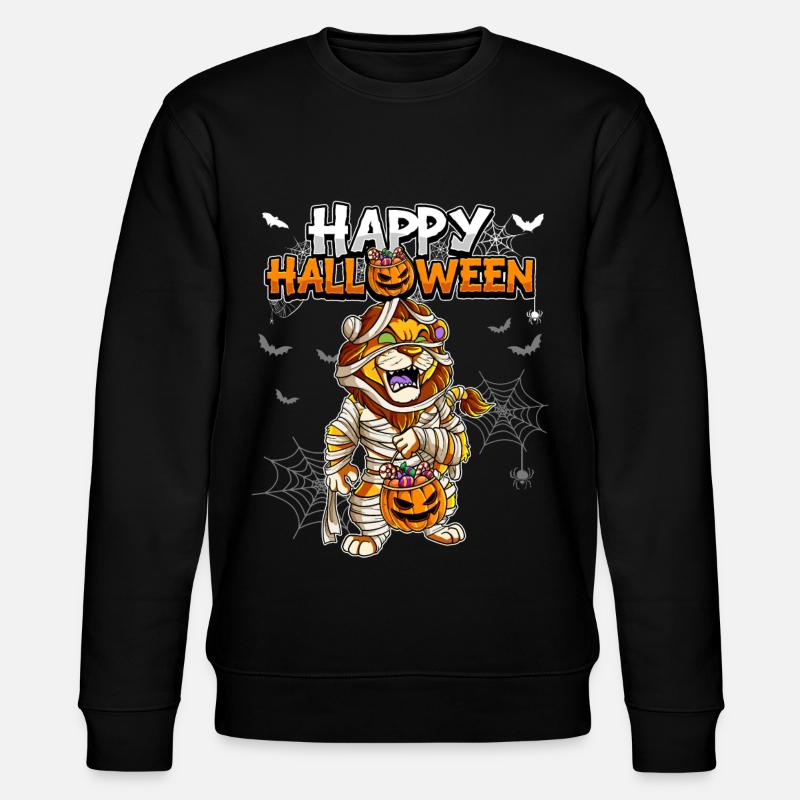 Maman Lion d’Halloween - Sweat bio CHANGER Stanley/Stella Unisexe - noir