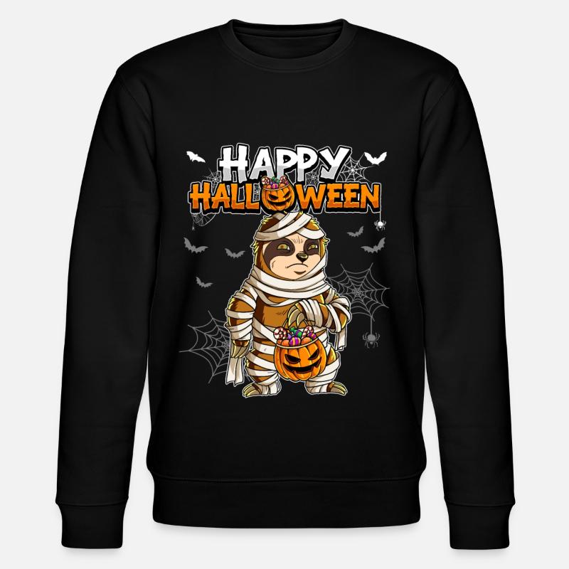 Maman paresseuse d’Halloween - Sweat bio CHANGER Stanley/Stella Unisexe - noir