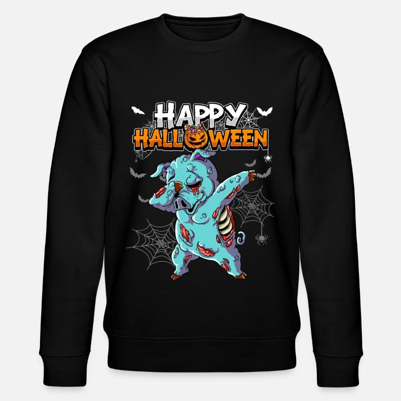 Halloween Cochon Zombie - Sweat bio CHANGER Stanley/Stella Unisexe - noir