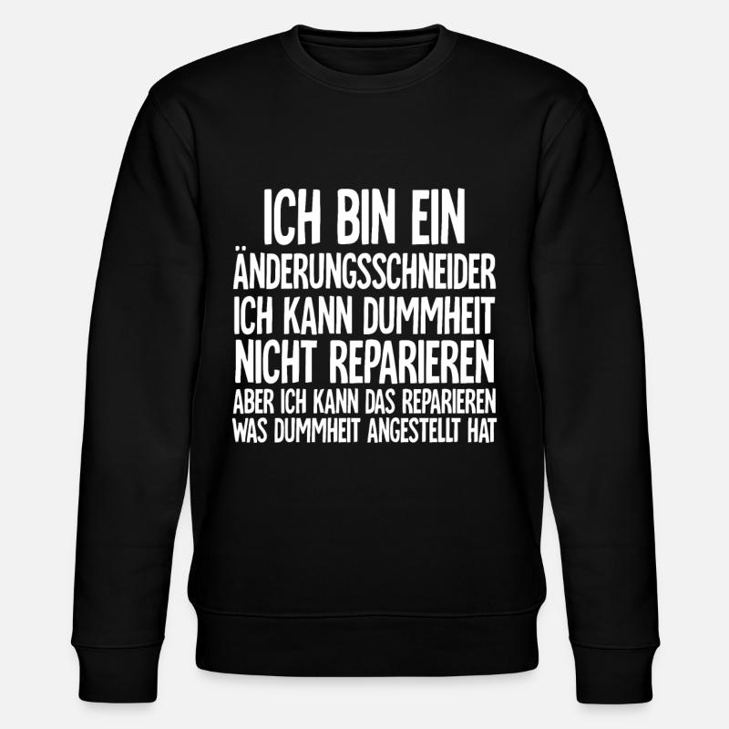 Änderungsschneider - Stanley/Stella Unisex Bio-Sweatshirt CHANGER  - Schwarz