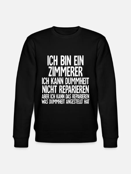 Zimmerer - Stanley/Stella Unisex Bio-Sweatshirt CHANGER - Schwarz